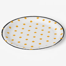 Schwarze Polka-Punkte