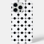 Schwarze Polka-Punkte, Polka-Dot-Muster, Punkte, g Case-Mate iPhone Hülle (Rückseite)