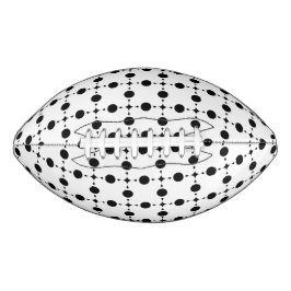 Schwarze Polka-Punkte, Polka-Dot-Muster, Punkte, g Football