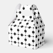 Schwarze Polka-Punkte, Polka-Dot-Muster, Punkte, g Geschenkschachtel (Vorderseite)