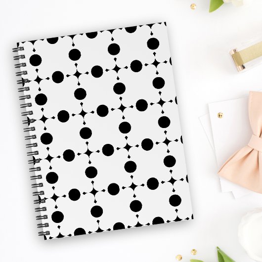 Schwarze Polka-Punkte, Polka-Dot-Muster, Punkte, g Planer