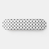 Schwarze Polka-Punkte, Polka-Dot-Muster, Punkte, g Skateboard (Horizontal)