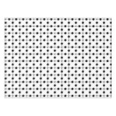 Schwarze Polka-Punkte, Polka-Dot-Muster, Punkte, g Tischdecke (Vorderseite (Horizontal))
