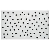 Schwarze Polka-Punkte Stoff (Fat Quarter (45,7 x 55,9 cm))