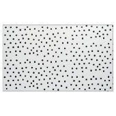 Schwarze Polka-Punkte Stoff (Yard (91,4 cm))