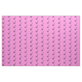 Schwarze Poodles Muster Stoff (Yard (91,4 cm))