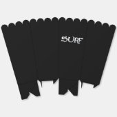 Schwarze Popcorn-Boxen Geschenkschachtel (Ungeklappt)