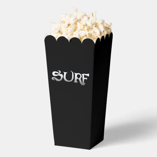 Schwarze Popcorn-Boxen Geschenkschachtel (Geplatzt)