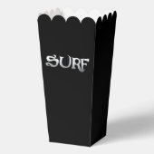 Schwarze Popcorn-Boxen Geschenkschachtel (Vorderseite)
