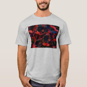 Schwarze Poppies T-Shirt (Vorderseite)