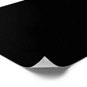 Schwarze Poster (Ecke)
