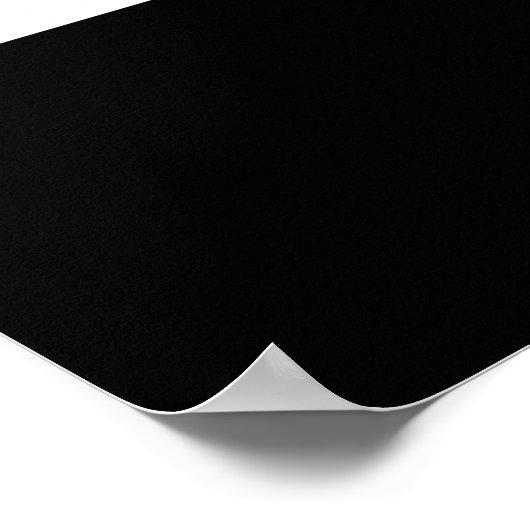 Schwarze Poster (Ecke)