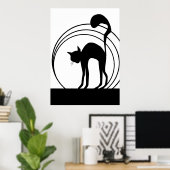 Schwarze Poster (Heimbüro)