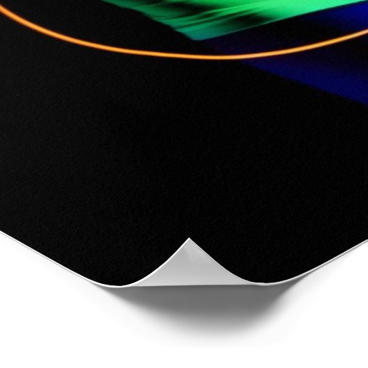 Schwarze Poster (Ecke)