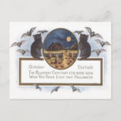 Schwarze Postkarte (Vorderseite)