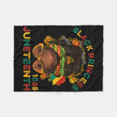 Schwarze Prinzen Juneteenth 1865 Geschichtsmonat M Fleecedecke (Vorderseite (Horizontal))