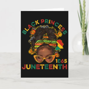 Schwarze Prinzen Juneteenth 1865 Geschichtsmonat M Karte