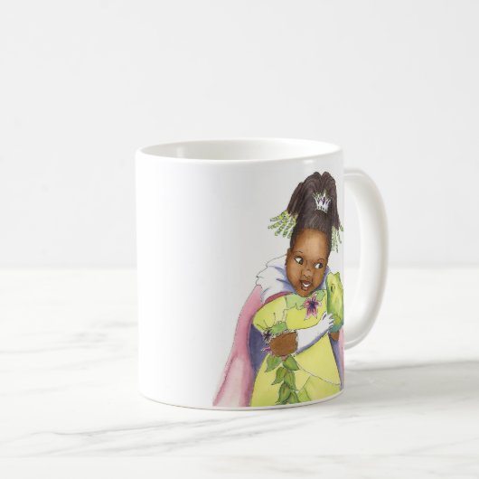 Schwarze Prinzessin u. die Froschmädchen-Tasse Kaffeetasse (VorderseiteRechts)