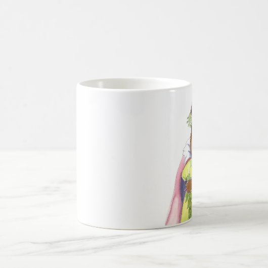 Schwarze Prinzessin u. die Froschmädchen-Tasse Kaffeetasse (Mittel)