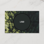 Schwarze professionelle Visitenkarte (Vorderseite)