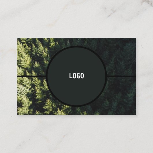 Schwarze professionelle Visitenkarte (Vorderseite)