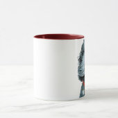Schwarze Pudel-Whitney-Tasse Tasse (Zentrum)