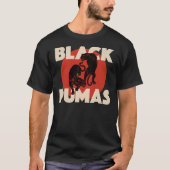 SCHWARZE PUMAS Wesentlicher T - Shirt (Vorderseite)