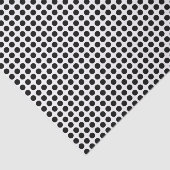 Schwarze Punkte im Weißzungenpapier Seidenpapier (Ausschnitt)