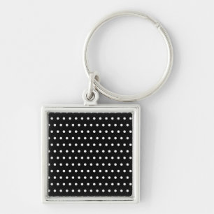 schwarze punkte polka dots gepunktet punktiert tup schlüsselanhänger
