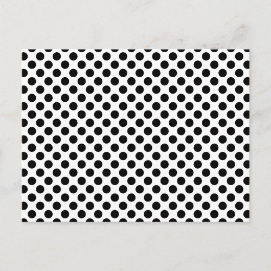 Schwarze Punkte Postkarte (Vorderseite)