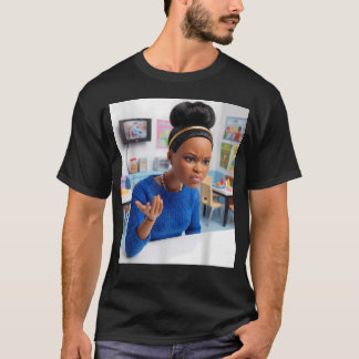 Schwarze Puppe angeekeltes Gesicht Meme Lustige af T-Shirt