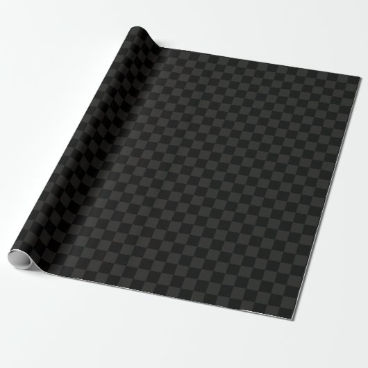 Schwarze Quadrate Geschenkpapier (Ungerollt)
