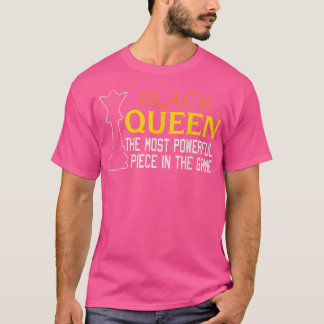 SCHWARZE QUEEN Am mächtigsten Schachafrikaner H T-Shirt