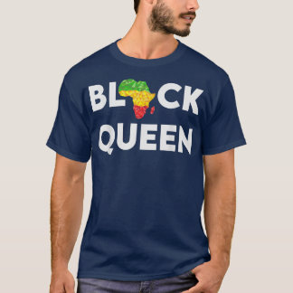 SCHWARZE QUEEN Die mächtigste afrikanische amerika T-Shirt