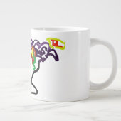 Schwarze Raben-Party Jumbo-Tasse (Rechts)