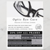 Schwarze Rahmen, Optiker, Techniker Flyer (Vorne)