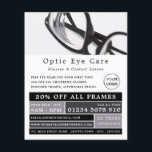 Schwarze Rahmen, Optiker, Techniker Flyer<br><div class="desc">Schwarze Rahmen,  Optiker,  Technische Praxis Werbung Flyer von der Business Card Store.</div>