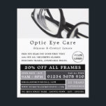 Schwarze Rahmen, Optiker, Techniker Flyer<br><div class="desc">Schwarze Rahmen,  Optiker,  Technische Praxis Werbung Flyer von der Business Card Store.</div>