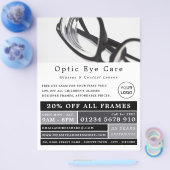 Schwarze Rahmen, Optiker, Techniker Flyer (Einzeln)