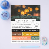 Schwarze Rahmen, Optiker, Techniker Flyer (Einzeln)