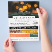 Schwarze Rahmen, Optiker, Techniker Flyer (Hand)