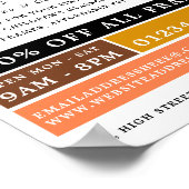 Schwarze Rahmen, Optiker, Techniker Poster (Ecke)