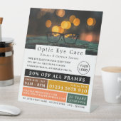 Schwarze Rahmen, Optiker, Techniker Sockelschild (In Situ)