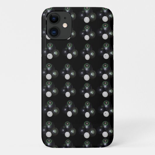 Schwarze Rasenbögen und Jacke, Muster, Case-Mate iPhone Hülle (Rückseite)
