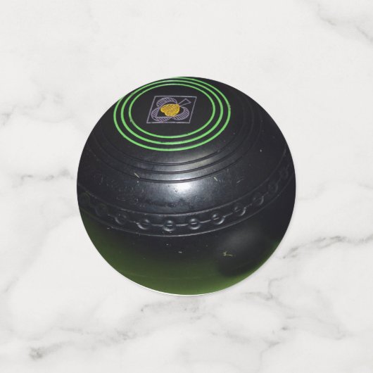 Schwarze Rasenschalen, Konfetti (Klein Vorderseite)