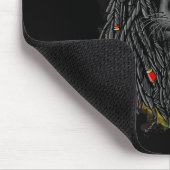 Schwarze Rasta Lion mit Dreads - Zeigen Sie Ihren  Mousepad (Ecke)