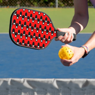 Schwarze Raumschiffe Pickleball Schläger