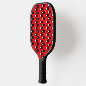 Schwarze Raumschiffe Pickleball Schläger (Links)