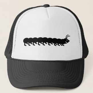 schwarze Raupe Truckerkappe
