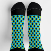 Schwarze Raute Socken (Oben)